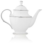 Чайник 1,2л "Федеральный, платиновый кант", Фарфор, Lenox, США