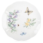 Тарелка обеденная 27,5см "Бабочки на лугу" "Бабочка-Парус", Фарфор, Lenox, США