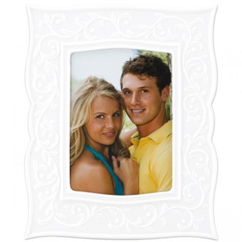 Рамка для фото 13х18см "Чистый опал, рельеф", Фарфор, Lenox, США