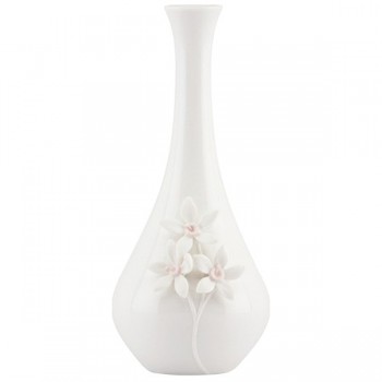 Ваза 20,5см "Незабудки, Флора" (лепной декор), Фарфор, Lenox, США