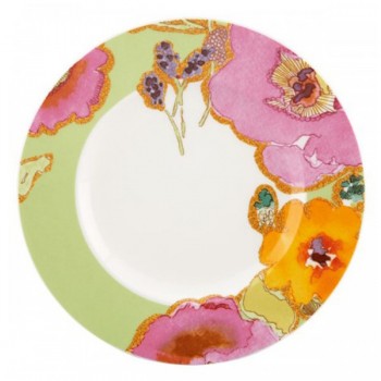 Тарелка акцентная 23см "Разноцветье" (киви), Фарфор, Lenox, США