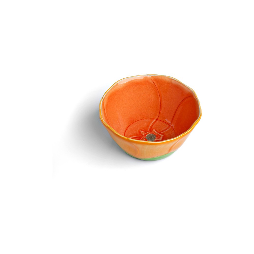 Набор из 2 салатников индивидуальных 12,5см "Цветок" "Разноцветье" (оранжевый), Фаянс, Lenox, США