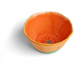 Набор из 2 салатников индивидуальных 12,5см "Цветок" "Разноцветье" (оранжевый), Фаянс, Lenox, США