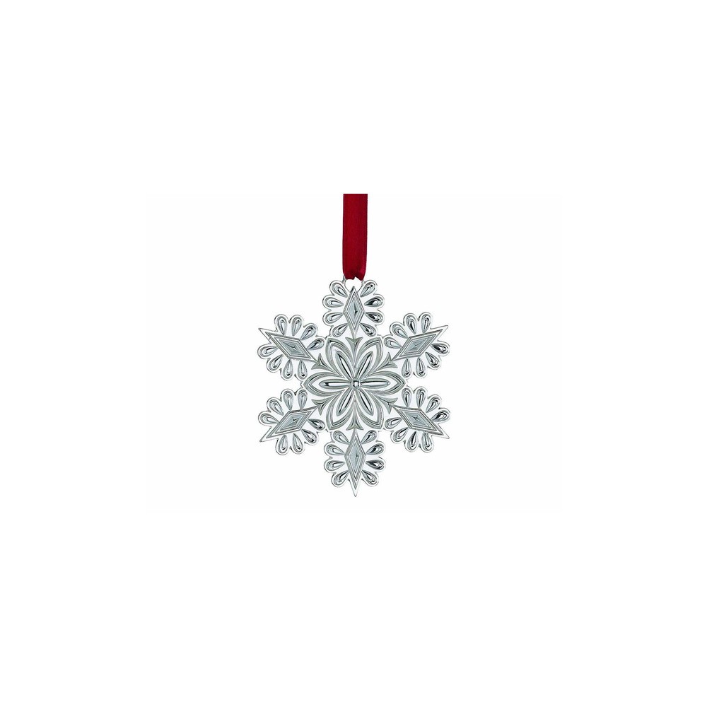 Украшение новогоднее 6,5см "Снежинка", Фарфор, Lenox, США