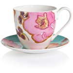 Чашка чайная с блюдцем 350мл "Разноцветье", Фарфор, Lenox, США