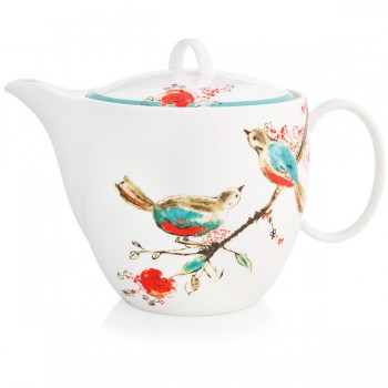 Чайник 1,9л "Щебетание птиц", Фарфор, Lenox, США