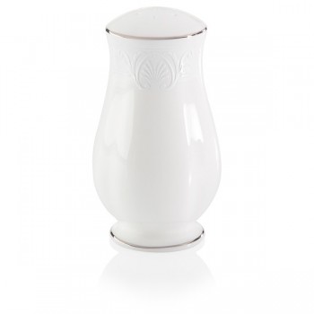 Солонка 9,5см "Ханна, платиновый кант", Фарфор, Lenox, США