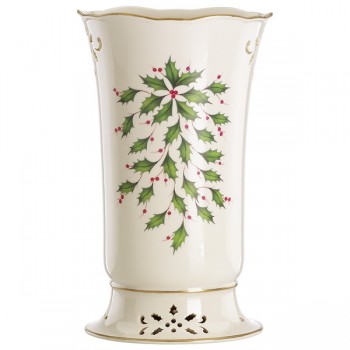 Ваза 20,3см "Новогодние праздники", Фарфор, Lenox, США