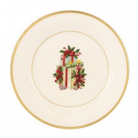 Тарелка акцентная 23см "Подарки", Фарфор, Lenox, США