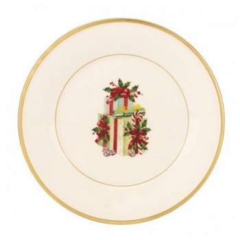 Тарелка акцентная 23см "Подарки", Фарфор, Lenox, США