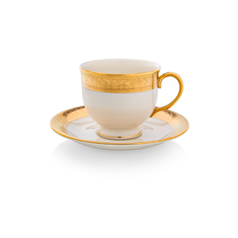 Чашка чайно-кофейная с блюдцем 200мл "Вестчестер", Фарфор, Lenox, США
