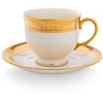 Чашка чайно-кофейная с блюдцем 200мл "Вестчестер", Фарфор, Lenox, США