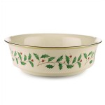 Салатник круглый 23,5 "Новогодние праздники", Фарфор, Lenox, США