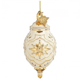 Украшение новогоднее 15см "Шар со звездой", Фарфор, Lenox, США