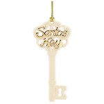 Украшение новогоднее 10см "Ключик для Деда Мороза", Фарфор, Lenox, США