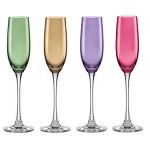 Набор из 4 фужеров для шампанского 190мл "Тосканская классика" (цвет), Стекло, Lenox, США