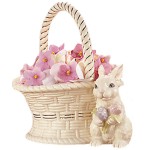 Корзинка 18см "Пасхальный кролик", Фарфор, Lenox, США
