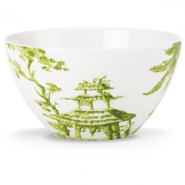Салатник индивидуальный 13см "Шелковая сказка, Скаламандре" (зеленый), Фарфор, Lenox, США