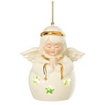 Украшение новогоднее, шар "Ангел" (светящийся), Фарфор, Lenox, США