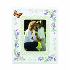 Рамка для фото 13х18см "Бабочки на лугу", Фарфор, Lenox, США
