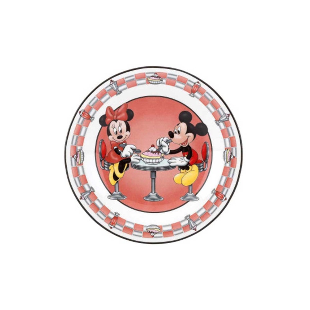 Тарелка десертная "Микки и Мини", Фарфор, Lenox, США