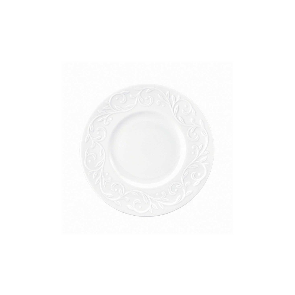 Набор из 4 десертных тарелок 18см "Чистый опал, рельеф", Фарфор, Lenox, США