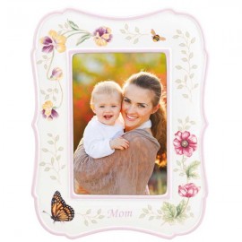 Рамка для фото 10х12см "Бабочки на лугу" "Мама", Фарфор, Lenox, США