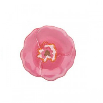 Тарелка акцентная 18см "Цветок" "Разноцветье" (фуксия), Фарфор, Lenox, США