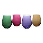 Набор из 3 стаканов для красного вина 600мл "Тосканская классика" (цвет.), Хрусталь, Lenox, США