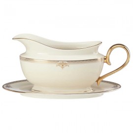 Соусник с подставкой 480мл "Республика", Фарфор, Lenox, США