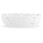 Корзинка ажурная для хлеба 28см "Чистый опал, рельеф", Фарфор, Lenox, США
