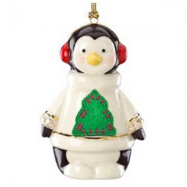 Украшение новогоднее 8см "Пингвин", Фарфор, Lenox, США