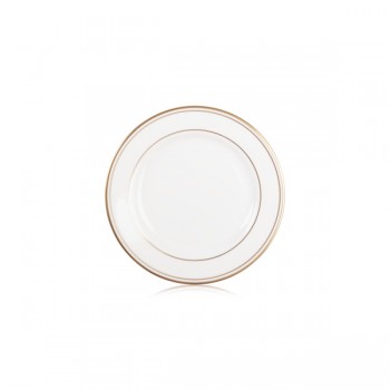 Тарелка пирожковая 15см "Федеральный, золотой кант", Фарфор, Lenox, США