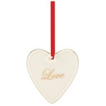 Украшение новогоднее 9см "Сердце.Любовь", Фарфор, Lenox, США