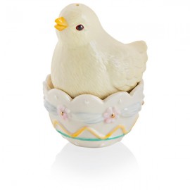 Набор из солонки и перечницы 9см "Цыпленок", Фарфор, Lenox, США
