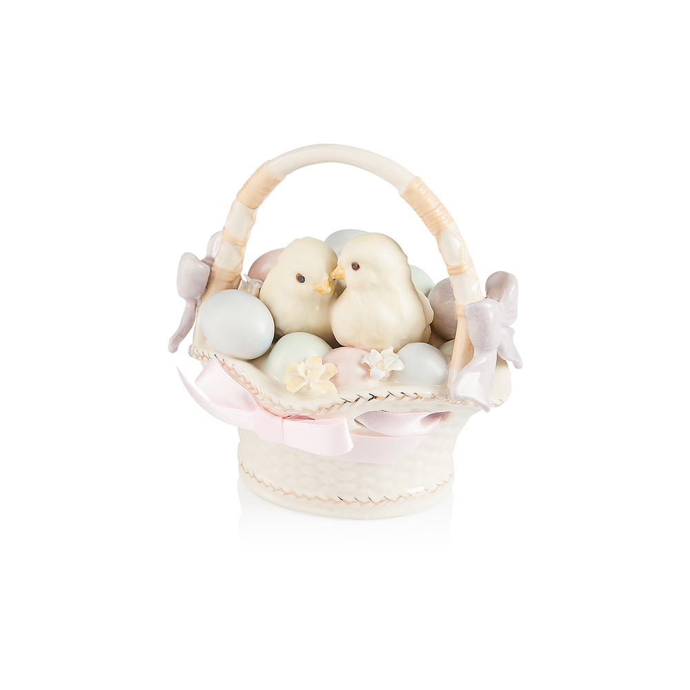 Корзинка 13см "Весенние цыплята", Фарфор, Lenox, США