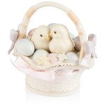 Корзинка 13см "Весенние цыплята", Фарфор, Lenox, США