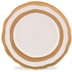 Тарелка обеденная 28см "Комо" (золотая), Фарфор, Lenox, США