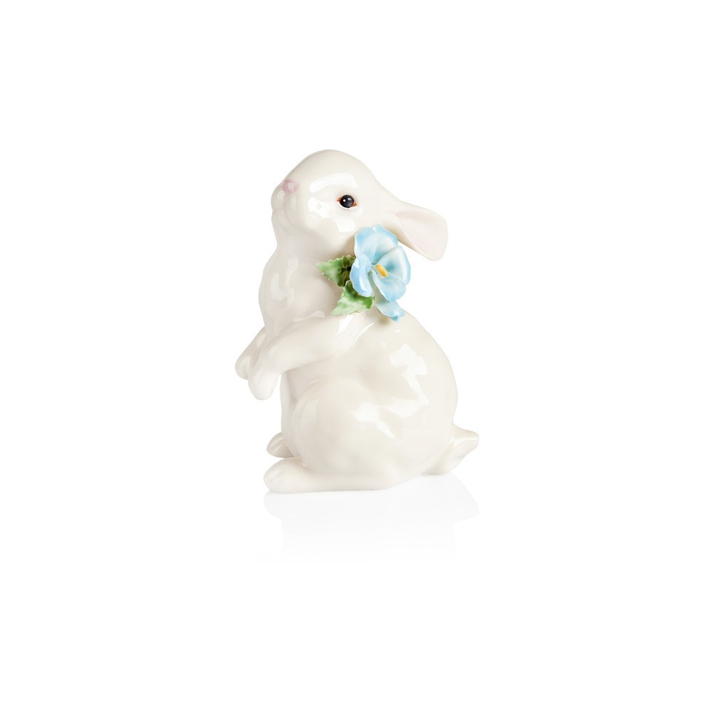 Фигурка 10см "Пасхальный кролик с цветком", Фарфор, Lenox, США