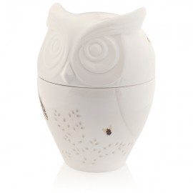 Банка для печенья 24см "Бабочки на лугу" (сова), Фарфор, Lenox, США