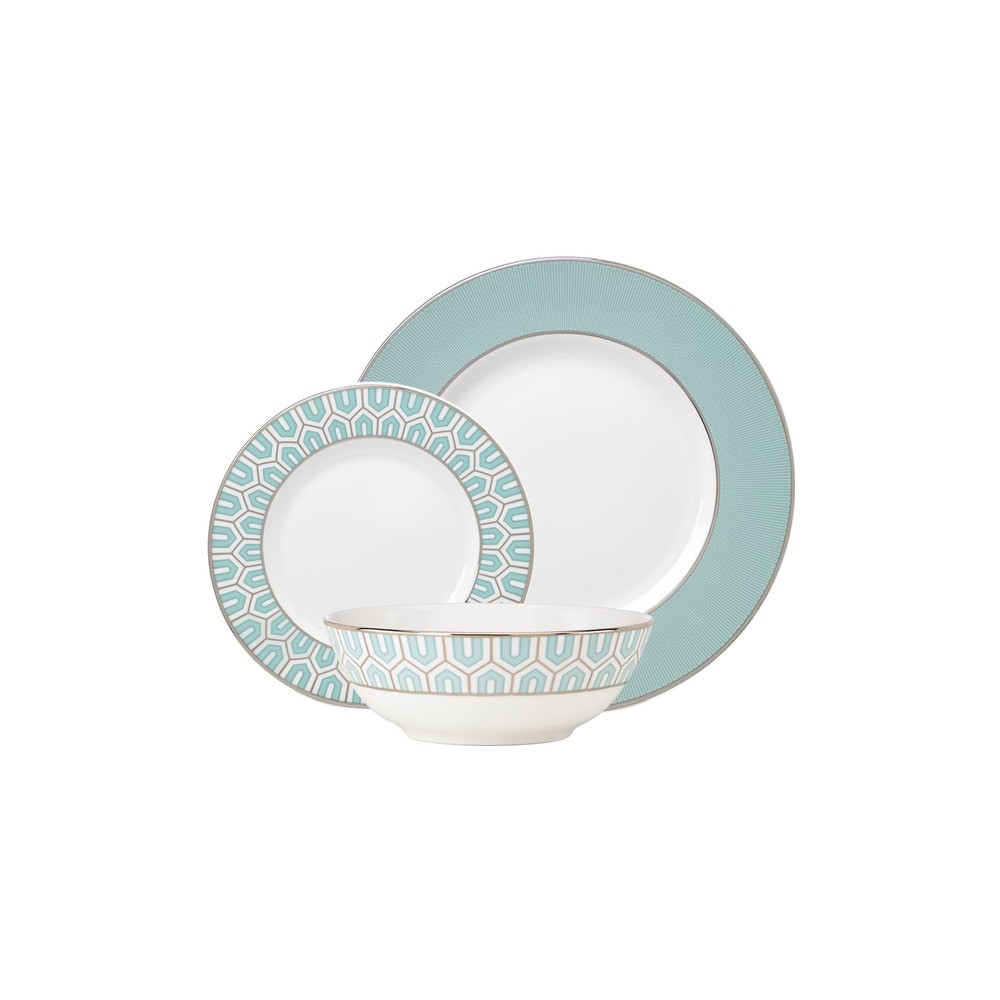 Набор обеденный 1/3 "Клара" (морская волна), Фарфор, Lenox, США