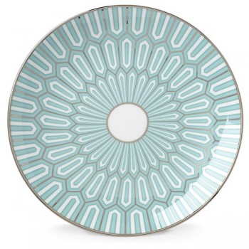 Тарелка акцентная 23см "Клара" (морская волна), Фарфор, Lenox, США