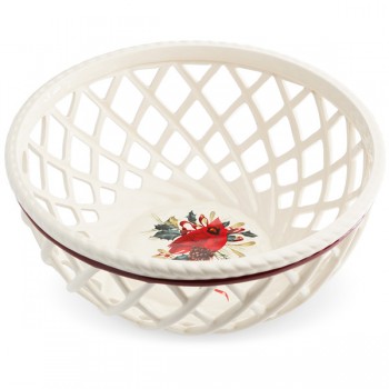 Корзинка для хлеба 27см "Кардинал", Фарфор, Lenox, США