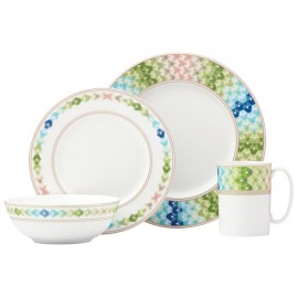 Набор 1/4 "Праздник 365" (зеленый,синий), Фарфор, Lenox, США