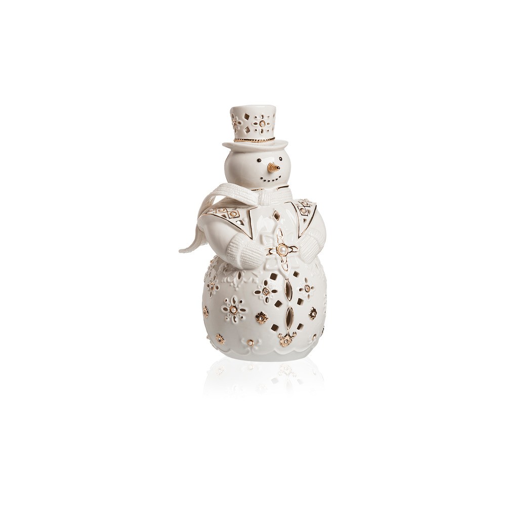 Фигурка 25см "Снеговик" (светящаяся), Фарфор, Lenox, США