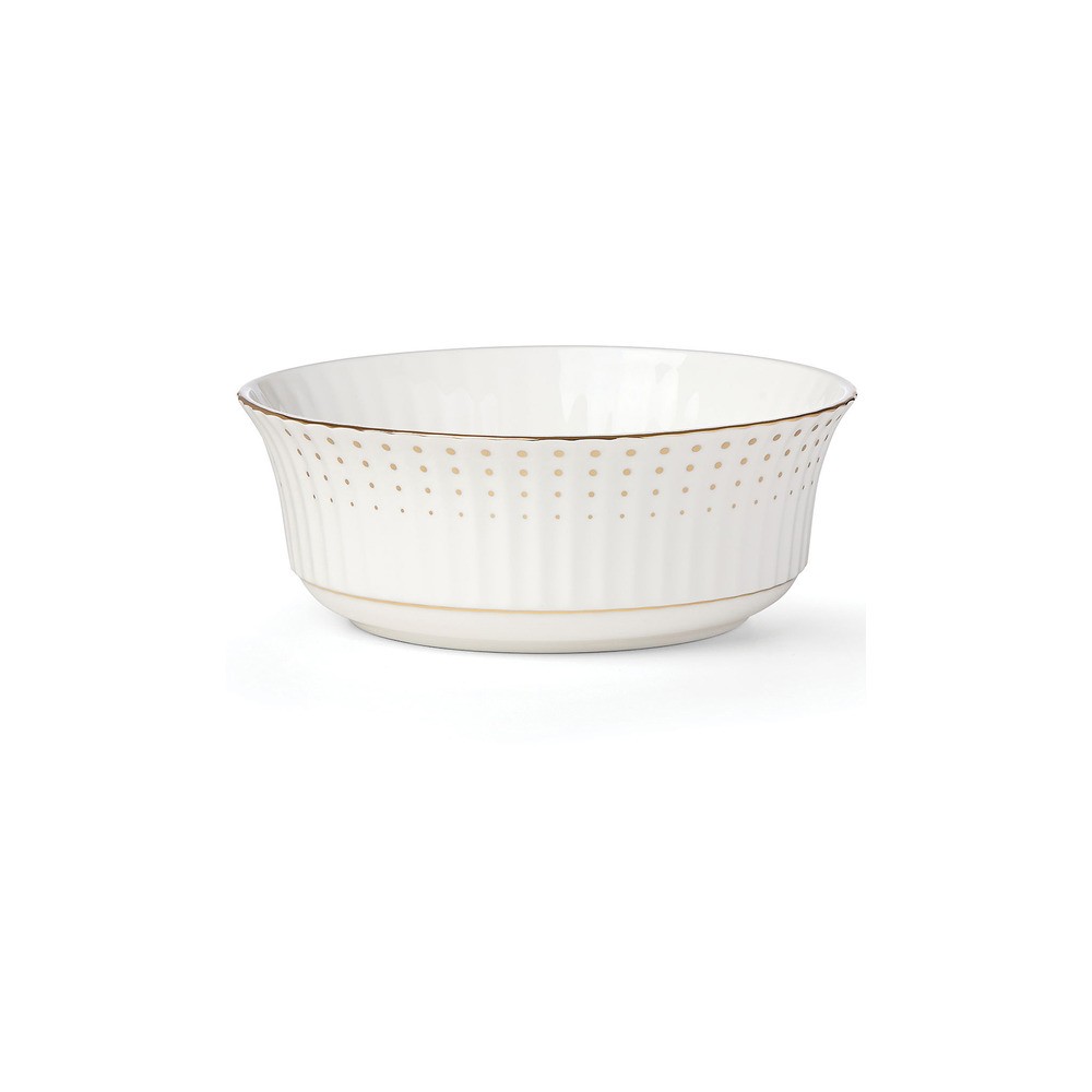 Салатник круглый "Золотой водопад" 24см, Фарфор, Lenox, США