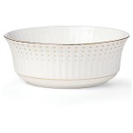 Салатник круглый "Золотой водопад" 24см, Фарфор, Lenox, США