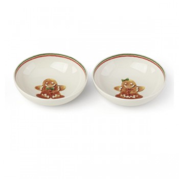 Набор из 2-х салатников индивидуальных 12,7см "Имбирный пряник", Фарфор, Lenox, США