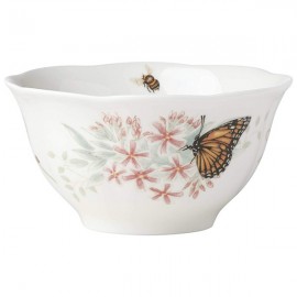Салатник индивидуальный 14,5см "Бабочки на лугу.Синяя птица", Фарфор, Lenox, США