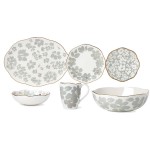 Сервиз столовый 6/26 "Лепестки", Керамика, Lenox, США